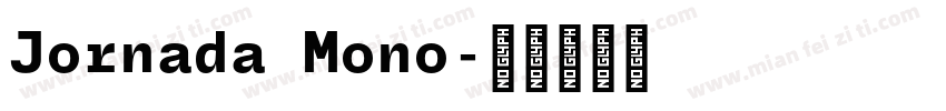 Jornada Mono字体转换
